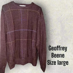Geoffrey Beene sweater men’s‎ size large